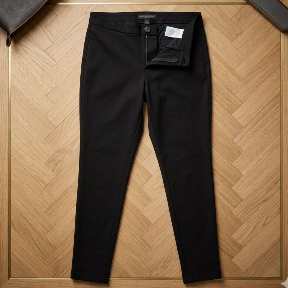 Banana Republic Black Stretch Dress Pants Size 4